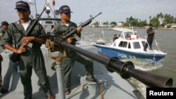 Thai marine police