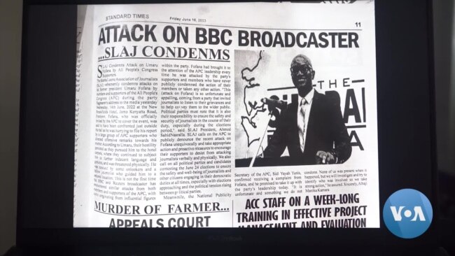 Sierra Leone Elections Renew Calls to Improve Media Safety 
