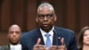 FILE - Secretary of Defense Lloyd Austin testifies on Capitol Hill, April 9, 2024. Austin spoke with China’s national defense minister on April 16, 2024, in an effort to improve communications with the Chinese military and reduce aggressive incidents in the Indo-Pacific.