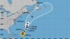 Mapa del tiempo que refleja la posición del Huracán Ernesto en el Mar Caribe el jueves 15 de agosto de 2024, acorde con el parte meteorológico de las 2:00 pm ofrecido por Centro Nacional de Huracanes con sede en Miami, EEUU.