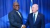 President Félix Tshisekedi na masolo na Ministre wa Yambo ya Israel Benjamin Netanyahu ntango ya Likita linenen lya ONU, na New York, Etats-Unis, 22 sanza ya libwa 2023. (Twitter/Présidemce RDC)