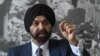 FILE - In this photo taken March 08, 2023, then-candidate to head the World Bank, Ajay Banga, speaks during an interview in Nairobi, Kenya.