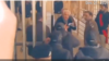 A screenshot of a video on the PTI party's official X site shows Pakistan's former foreign minister, Shah Mehmood Qureshi, being rearrested from Adiala Jail in Rawalpindi, Pakistan, on Dec. 27, 2023, despite release orders from the Supreme Court of Pakistan.