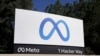 FILE - Meta's logo is seen at company headquarters in Menlo Park, Calif., Oct. 28, 2021. 