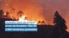 Incendio fuera de control al sur de Ecuador: más de 4.800 hectáreas quemadas