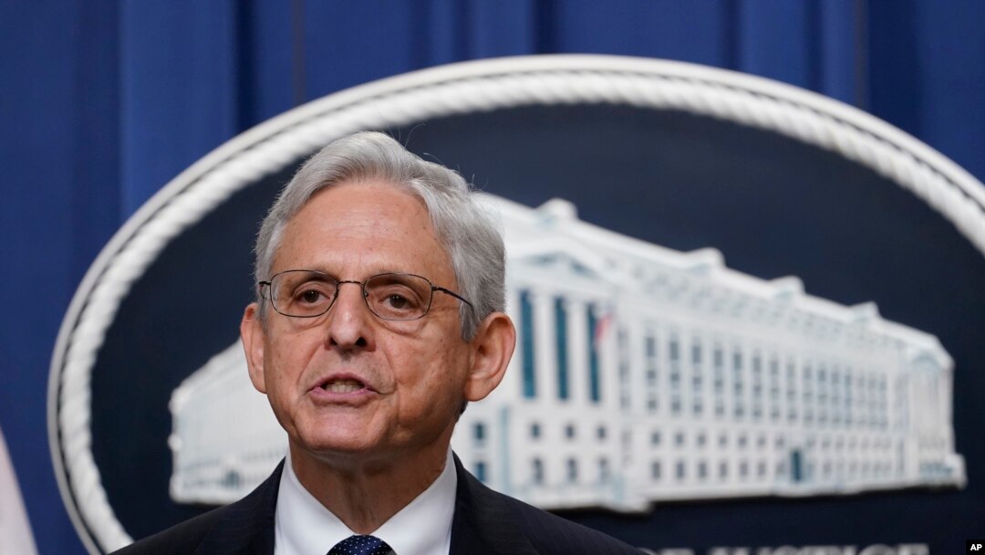 Attorney General Merrick Garland speaks at the Justice Department, Aug. 11, 2022, in Washington.