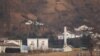 지난해 4월 중국 단둥에서 바라본 북한 신의주.