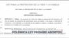 Controversia por ley que penaliza el aborto y prohíbe el matrimonio igualitario