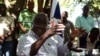  Rebel leader of former Mozambican rebel movement Renamo turned opposition party chief, Afonso Dhlakama, gives a press conference, April 10, 2013, in Gorongosa's mountains, Mozambique. 