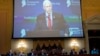 A video is shown of former Vice President Mike Pence speaking before The Federalist Society as the House select committee investigating the January 6, 2021, attack on the Capitol holds a hearing at the Capitol in Washington, June 16, 2022. 