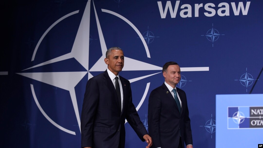 Prezident Barak Obama va Polsha rahbari Andrey Duda