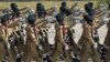 Pakistani soldiers march during the Pakistan Day parade in Islamabad, March 23, 2015.