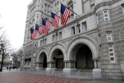 FILE - The Trump International Hotel at 1100 Pennsylvania Ave. NW in Washington.