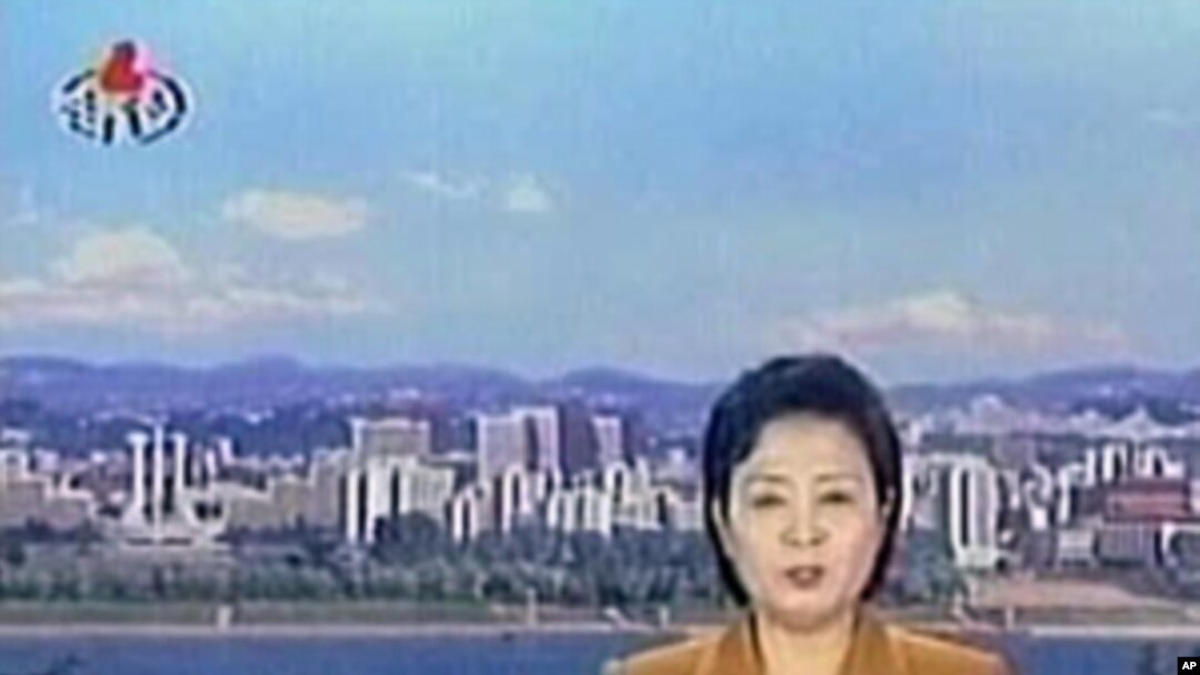 North Korean television broadcast