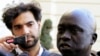 Spokesperson for the South Sudanese rebels Hussein Maar Nyout addresses journalists during ongoing negotiations with the South Sudanese government, in Ethiopia's capital Addis Ababa, Jan. 9, 2014.