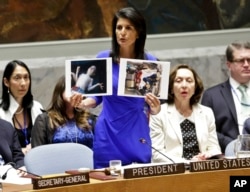 Suriya rahbari Bashar al-Assad o'z xalqining qotili, deydi AQShning BMTdagi elchisi Nikki Xeyli
