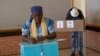 An elderly woman votes in Botswana's general elections in Moshupa, some 45kms (30 miles) West of Gaborone, Wednesday, Oct. 23, 2019.