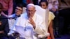 FILE - Pope Francis speaks as he meets with students of the Louvain Catholic University in Ottignies-Louvain-la-Neuve, Belgium, Sept. 28, 2024. On Saturday, he condemned Israeli airstrikes in Gaza. "This is cruelty," he said. "This is not war."