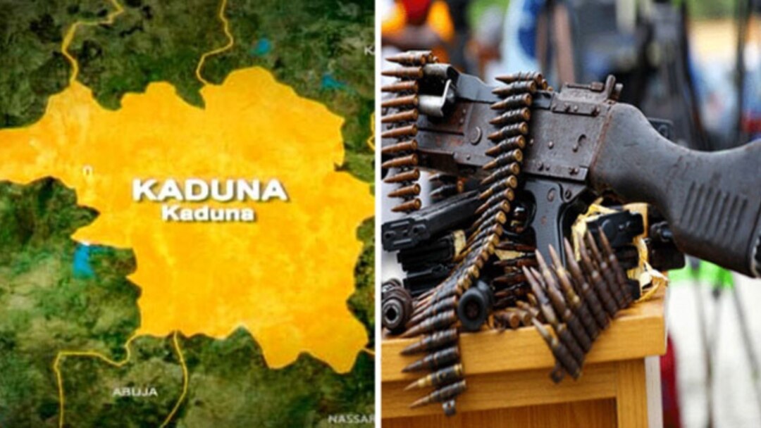 Taswirar Kaduna da hoton bindiga.