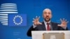 Chủ tịch Hội đồng Châu Âu Charles Michel, kêu gọi các quốc gia thành viên EU chuyển sang chế độ “kinh tế chiến tranh” tại hội nghị thượng đỉnh Liên hiệp châu Âu ngày 21/3/2024 ở Brussels, Bỉ. 