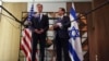 El secretario de Estado de Estados Unidos, Antony Blinken, a la izquierda, se reúne con el presidente de Israel, Isaac Herzog, en Tel Aviv, Israel, el 19 de agosto de 2024.