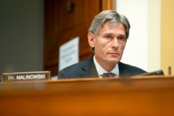 FILE - Rep. Tom Malinowski, D-N.J., attends a hearing on Capitol Hill in Washington, Sept. 16, 2020.