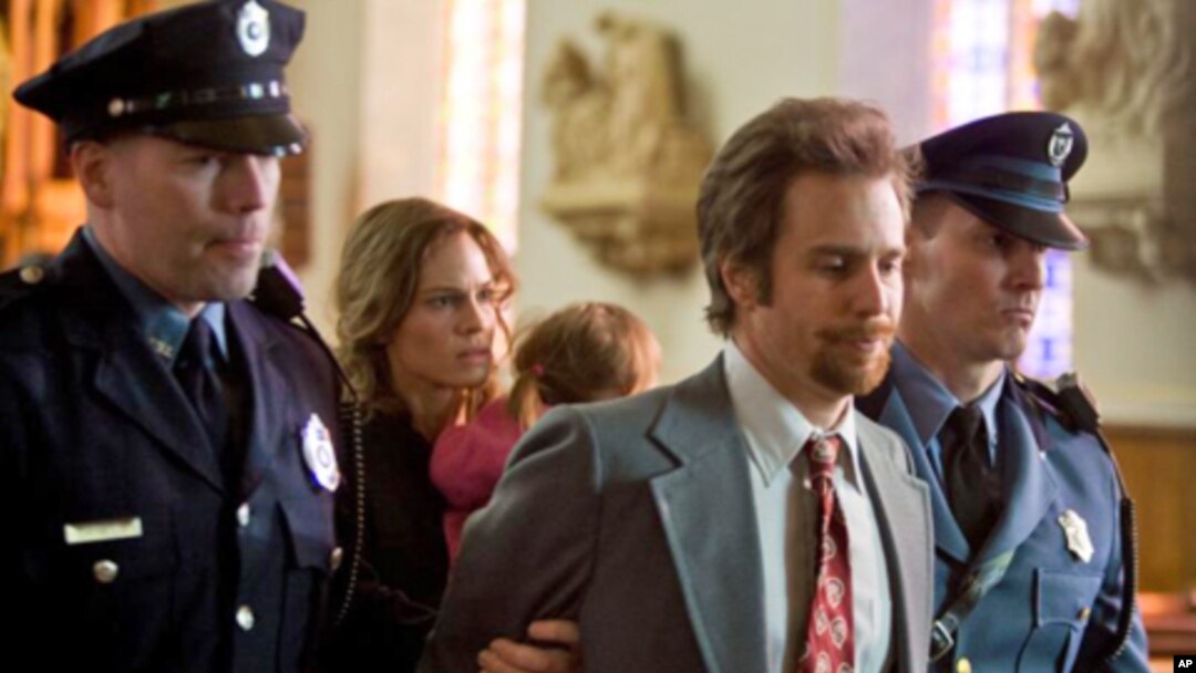 Hilary Swank starring as Betty Anne Waters and Sam Rockwell as Kenny Waters in "Conviction"