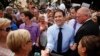 FILE - In this March 11, 2016, photo, then-Republican presidential candidate Sen. Marco Rubio, R-Fla., greets supporters in Naples, Florida. 