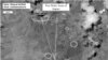 FILE - This satellite image released by the U.S. Department of Defense shows a damage assessment image of Shayrat Air Base in Syria, following U.S. Tomahawk Land Attack Missile strikes on April 7, 2017.