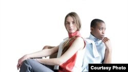 Clothing from the Bobby Kolade collection featured at Berlin Fashion Week (Photo: William Minke)