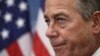 U.S. House Speaker John Boehner talks to reporters on Capitol Hill, Jan. 13, 2015.