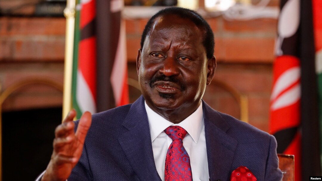 Kinara wa upinzani nchini Kenya, Raila Odinga