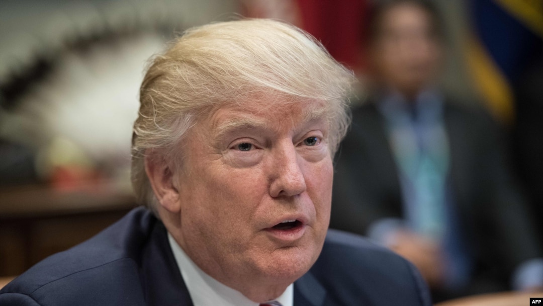 Shugaban Amurka Donald Trump -Washington, DC, 28, 2017. 