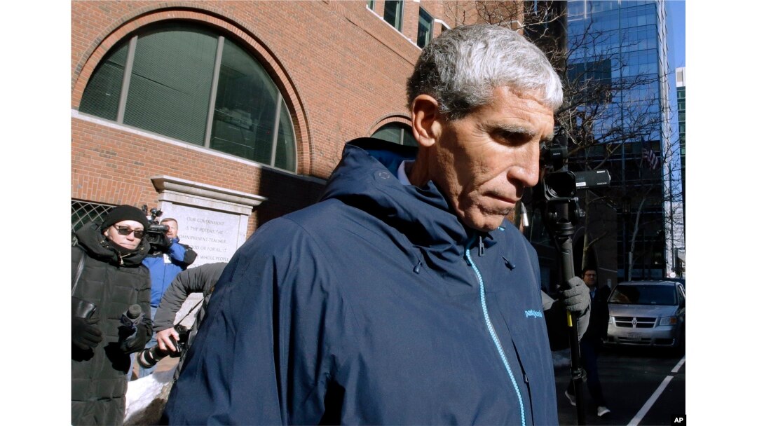William "Rick" Singer founder of the Edge College & Career Network, departs federal court in Boston on March 12, 2019, after he pleaded guilty to charges in a nationwide college admissions bribery scandal.