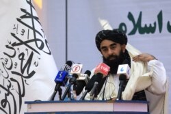 Tolibon matbuot kotibi Zabihulla Mujohid, Kobul, 25-noyabr, 2021