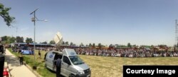 Shibirg'ondagi o'zbek va turkmanlar namoyishi