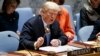 U.S. President Donald Trump leads a United Nations Security Council session, Sept. 26, 2018, at U.N. headquarters in New York. 