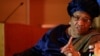 FILE - President of Liberia Ellen Johnson Sirleaf. 
