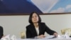 台湾总统蔡英文（美国之音张永泰拍摄）