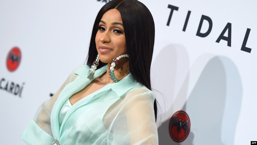 Hip-hop artist Cardi B attends the Stream TIDAL X: Brooklyn Benefit Concert at Barclays Center of Brooklyn on Oct.17, 2017 in New York.