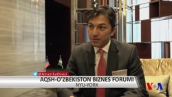 AQSh-O'zbekiston biznes forumi: Otabek Nazirov