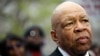 Rep. Elijah Cummings, D-Md., speaks outside Baltimore's City Hall about charges having been filed against six police officers in the death of Freddie Gray, May 1, 2015.