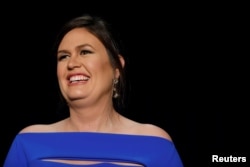 Oq uy Matbuot kotibi Sara Hakabi Sanders