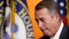 House Speaker John Boehner of Ohio leaves a news conference on Capitol Hill in Washington, Sept. 25, 2015. 