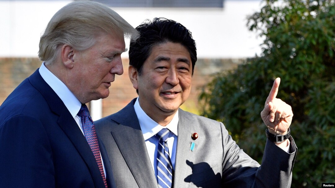 Shugaba Trump da Shugaba Abe