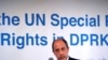 FILE - Special Rapporteur on the situation of human rights in North Korea Tomas Quintana listens to a reporter's question during a news conference in Seoul, South Korea, Dec. 14, 2017.