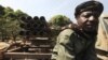 A soldier from the Chadian contingent of the Central African Multinational Force looks on in Damara, about 75 km north of Bangui, January 2, 2013.