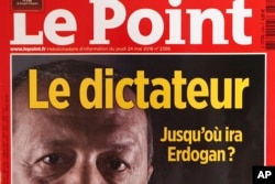 "Le Point" nashrining Turkiya Prezidenti Rajab Toyyib Erdog'anga bag'ishlangan muqovasi