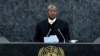 Yoweri Kaguta Museveni, president of Uganda, speaks at the United Nations in New York on Sept. 24, 2013.