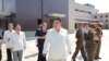 Lãnh đạo Triều Tiên Kim Jong Un thăm khu vực xây dựng của nhiều nhà máy công nghiệp ở Triều Tiên.